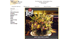 Desktop Screenshot of mangelflorist.com